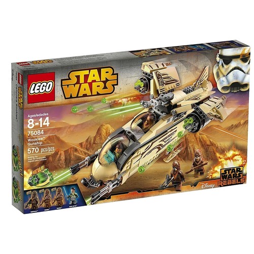 Lego Wookiee Gunship 75084 Star Wars Minifigure Building Set