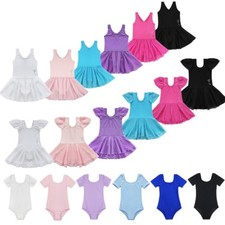 Toddler Girls Ballet Dresses Gymnastics Leotard Ballerina Dance Uniform Costume