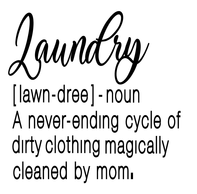 Laundry Quote Vinyl Decal Sticker For Home Wall Decor Choice a3536