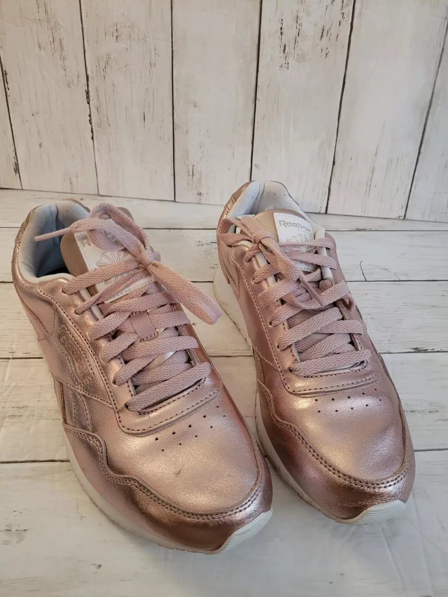 Reebok rose gold shoes clearance