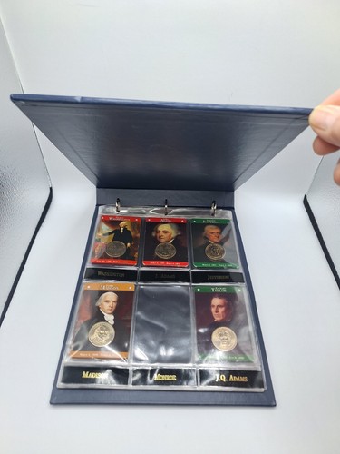 Vintage Willabee/Ward Presidential Dollars Collection-Binder & 7 Sealed Dollars 