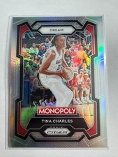 2024 WNBA Prizm Monopoly Tina Charles Silver Prizm