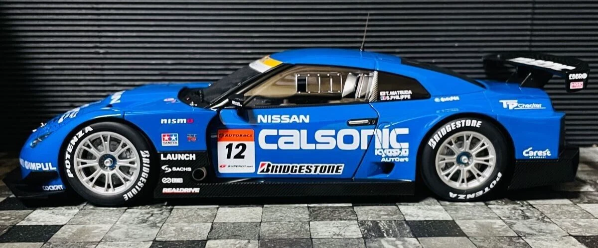 AUTOart Nissan Skyline GT-R #12 1/18 2008 CALSONIC IMPUL