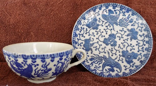 Rare Vintage Made In Japan 1920s Pheonix Cup & Saucer - Picture 3 of 4
