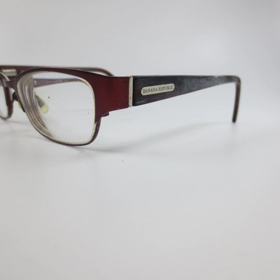 Banana Republic Eyeglasses Frame JADYN 023B Burgundy Women's Half Rim 52-16-135 - Image 2 of 4