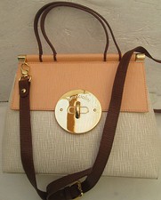 -AUTENTICA borsa BRACCIALINI pelle TBEG vintage bag