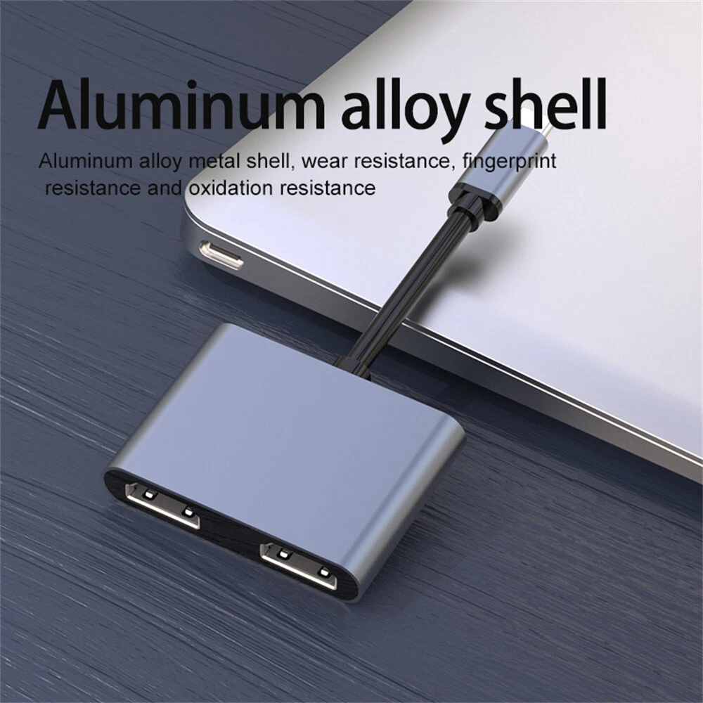 USB Hub Type-C Docking Station to HDMI*2 4K USB3.0 USB C Hub For Macbook Laptop