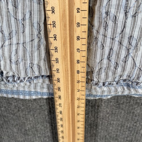 Rodd & Gunn Shirt Mens Medium Blue Grey Striped Button Up Collared Regular - Picture 8 of 11