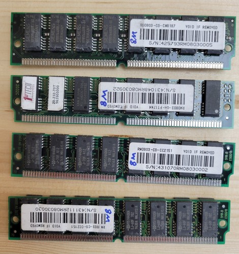 Mega Ram Lot Samsung Crucial IBM Old New 8mb 512mb 2g 4g 8gb ddr2 dim64 - Picture 5 of 24