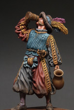 Landsknecht 1:32 Painted Tin Toy Soldier Pre-Sale Art