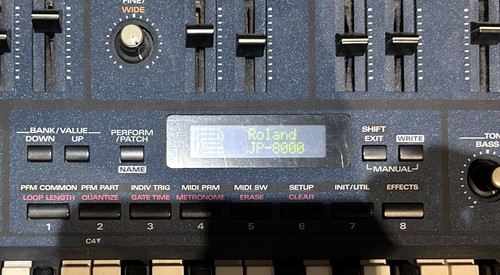 Roland JP-8000 Virtual Analog Synthesizer Complete With Original Manual & Video - Picture 10 of 13