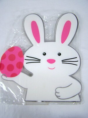Easter Bunny Yard Decoration With Rabbit Holding An Easter Egg Set Of 3 