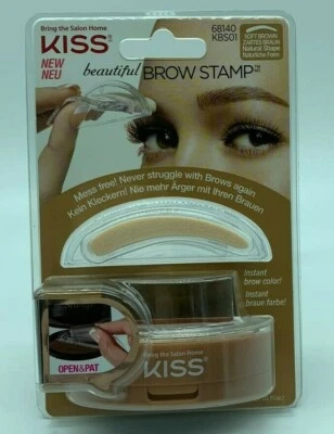 KISS beautiful BROW STAMP soft brown 68140 - NEU & OVP