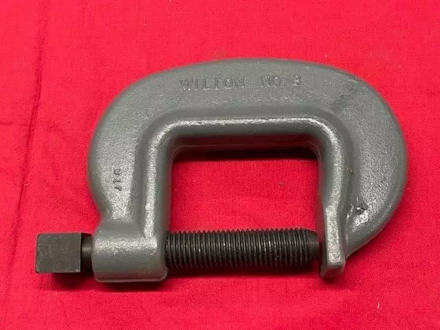 Wilton 3 C Clamp Flat Anvil Extra Heavy Duty 0 3 3 16