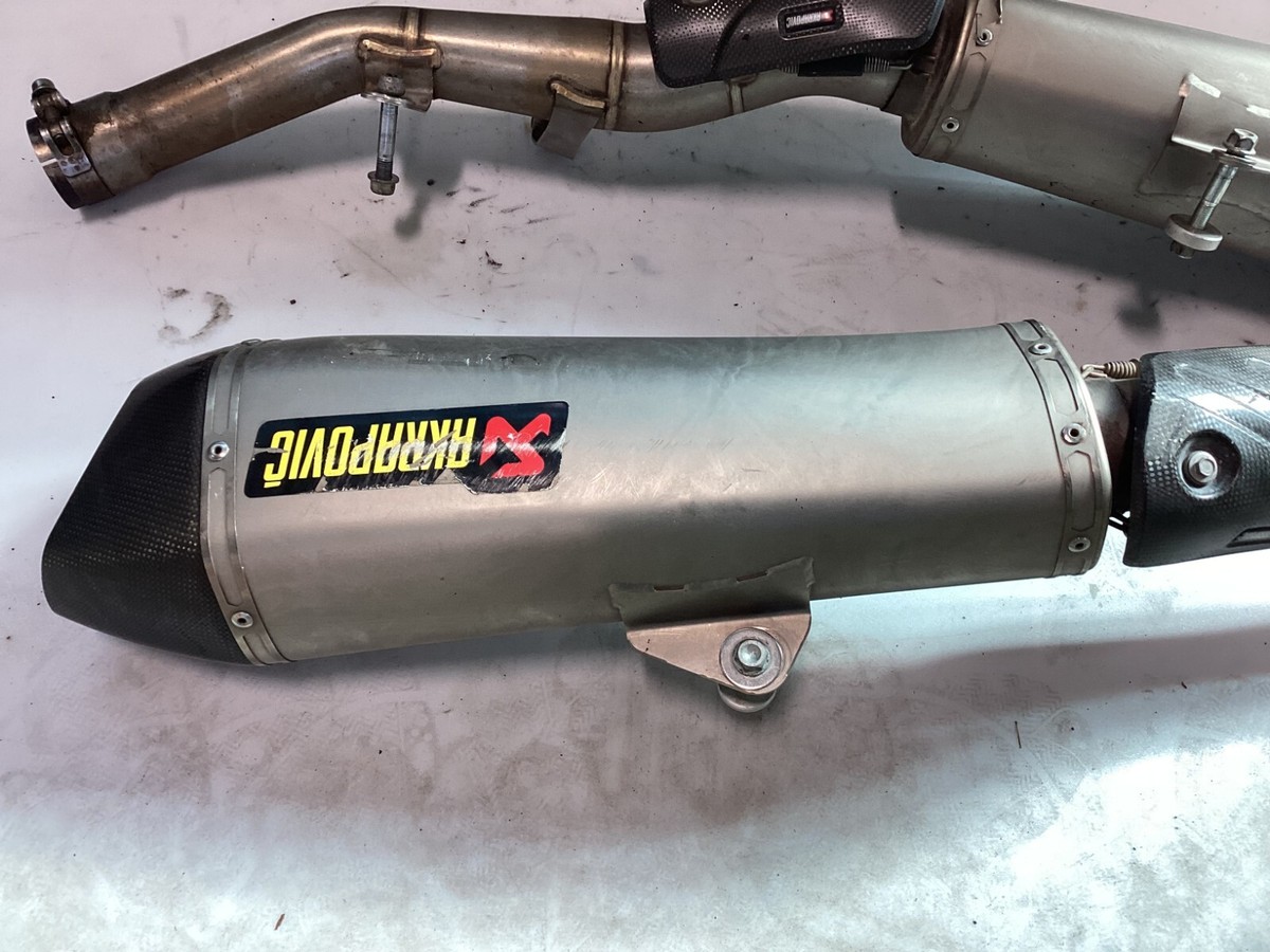 12-23 KAWASAKI NINJA ZX14 ZX14R AKRAPOVIC TITANIUM SLIP ON 12-23 KAWASAKI NINJA ZX14 ZX14R AKRAPOVIC TITANIUM SLIP ON