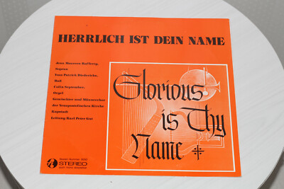 Herrlich ist dein Name - Gemischter- und Männerchor Kapstadt - LP