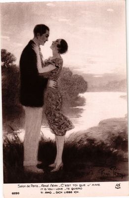 CPA Salon de Paris 6220 RENÉ PÉAN - C'EST TOI QUE J'AIME (215779)