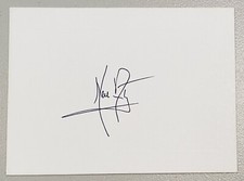 Neil Armstrong Signed Autographed 4.5 x 6 Card JSA LOA Apollo 11 NASA Astronaut