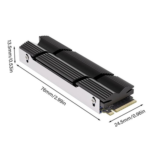 High Performances M.2 2280 SSD Heat Sink Coolers for Desktops Easy to Install - Afbeelding 8 van 10