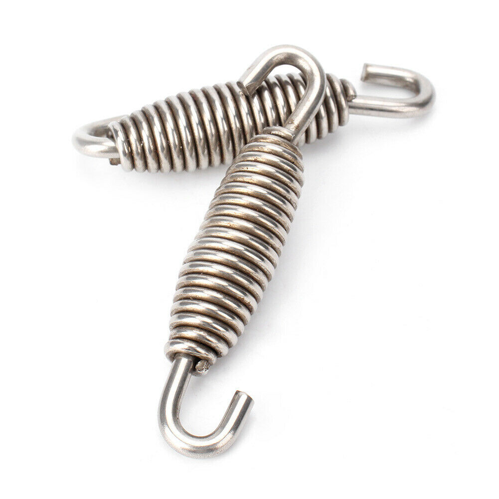 4 Pieces 55mm Exhaust spring Pipe Muffler Springs Swivel 55mm Motorcycle C