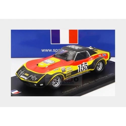 1:43 SPARK Chevrolet Corvette C3 #155 Tour De France 1970 Greder Perramond SF283 - Immagine 2 di 2