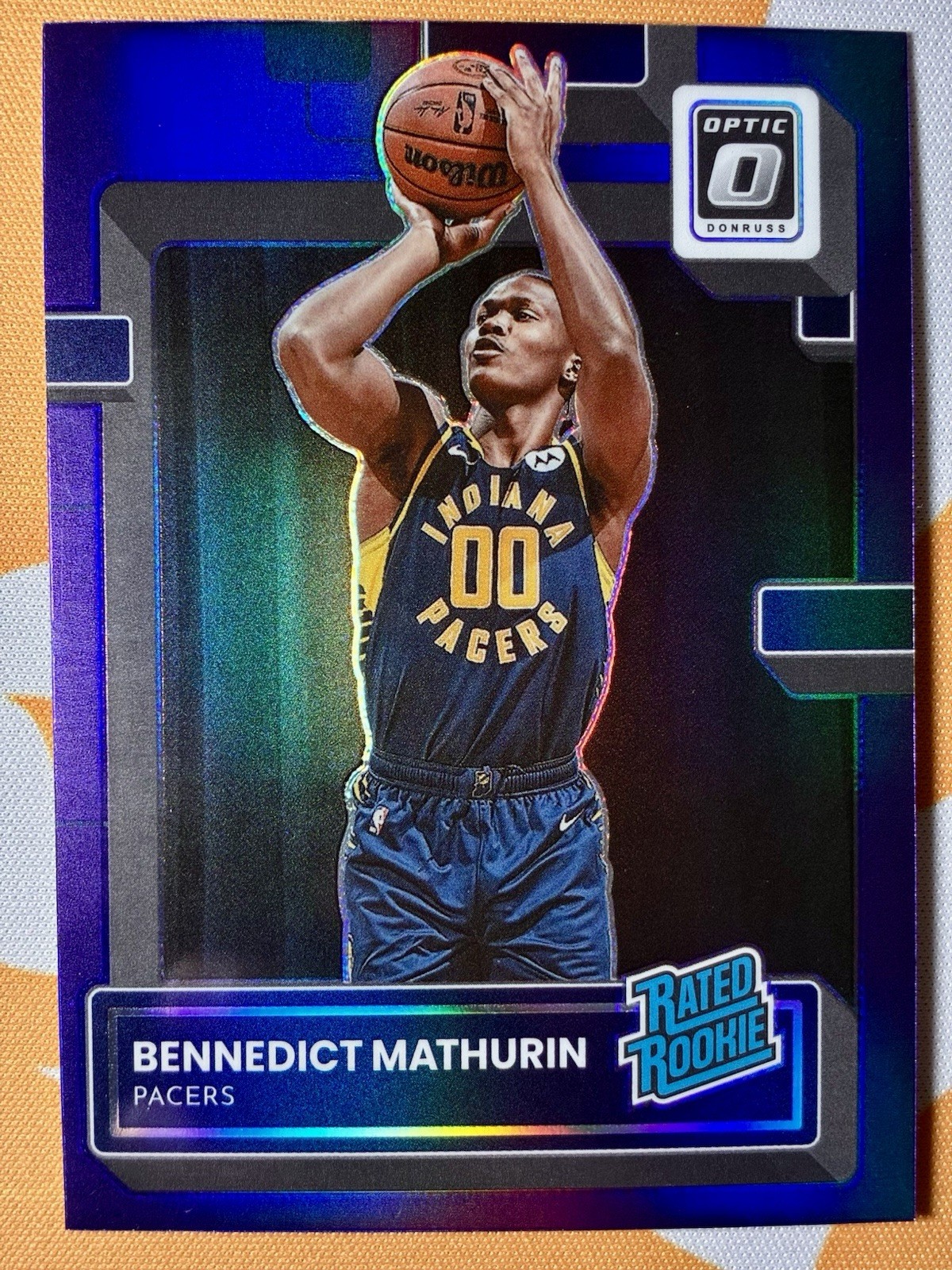 2022-23 Panini Donruss Optic Rated Rookie Bennedict Mathurin #209 PURPLE PRIZM