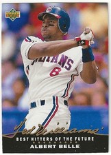 1992 Upper Deck ALBERT BELLE Insert TED WILLIAMS' BEST HITTERS OF FUTURE Card