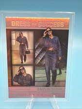 Caitlin Clark 2025 PANINI CHRONICLED Card #65 Holo Foil Dress For Success - WNBA