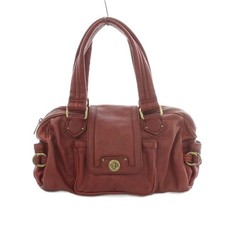 Vintage Marc By Marc Jacobs Leather Shoulder Handbag Red Authentic From Japan