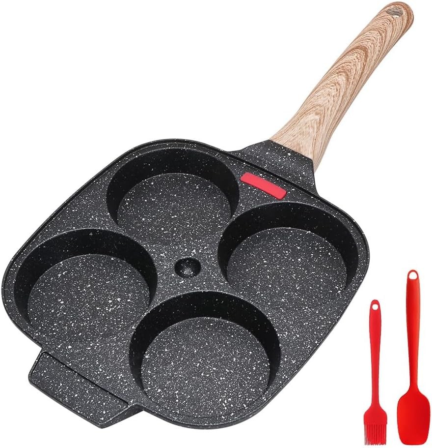 Bobikuke Padella Design 4 Fori - Pancake e Omelette Gourmet a Casa - 2