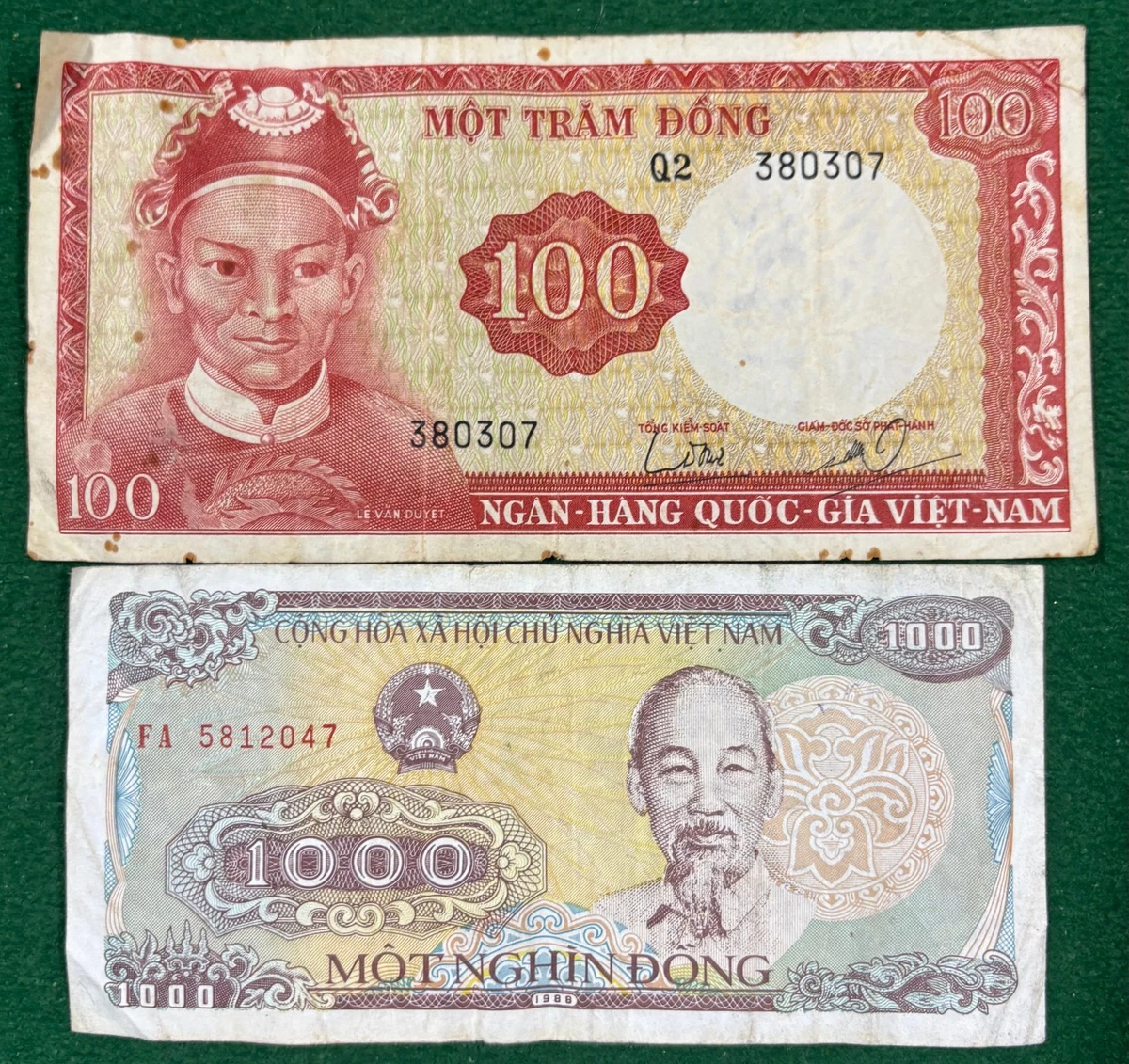 Vietnamese Paper Money 1,000 ₫ Denomination 1988 for sale | eBay