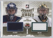 2011-12 ITG Between the Pipes Journey Jersey Gold /10 Kari Lehtonen #JJ-10 2d8