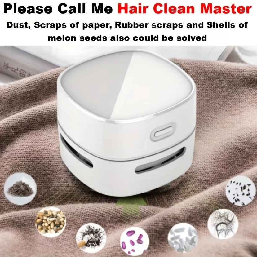 ceeaoo Handheld Wireless Desktop Vacuum Cleaner, Portable Smart Robotic Duster