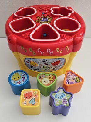 Vtech ''Sort & Discover Drum'' Interactive Musical & Learning Toy 50+ Songs Sounds
