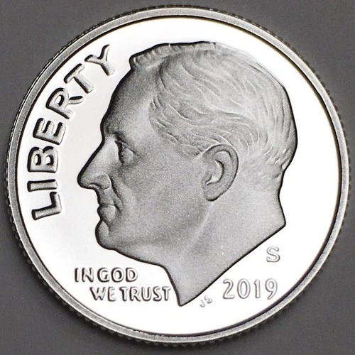 2019-S Silver Proof Dime - 90% Silver - (PR) KM#195b - D19SS