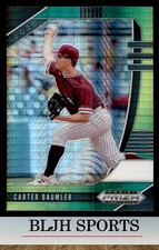 2020 Panini Prizm Draft Picks #PDP133 Carter Baumler Green & Yellow (2B6)
