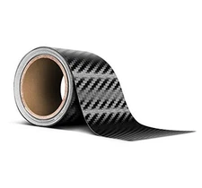  Dry Carbon Fibre Detailing Vinyl Wrap Tape 2 Inch x 20ft Carbon Fiber Black