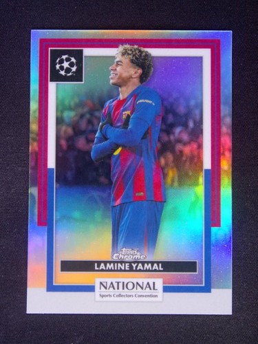 2025-26 Topps Chrome National Lamine Yamal #18 Refractor