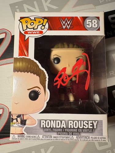 Ronda Rousey ACOA Autograph Signed WWE Funko Pop! - Cody Roman Punk Seth Jey