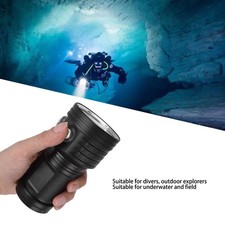 27 LED Underwater Flashlight IPX8 Waterproof Diving Light For 100m Depth