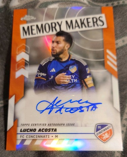 Topps Chrome MLS - Lucho Acosta Auto FC Cincinnati