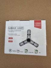 Polarpra Garage Ceiling Lights 12000 Lumens LED 120w Adjustable Aluminum Head 
