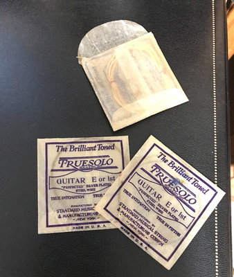 Truesolo Guitar Strings Silve rplated Steel Wire Antique Strings Lot  E or 1st