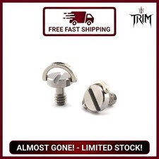 2 Pack 1/4-20 Stainless Steel D-Ring Screws for Tripod QR Plate Mounting