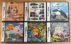 Nintendo DS 6x Game LOT (COMPLETE) *TESTED* Nintendogs Drawn To Life Ford Racing