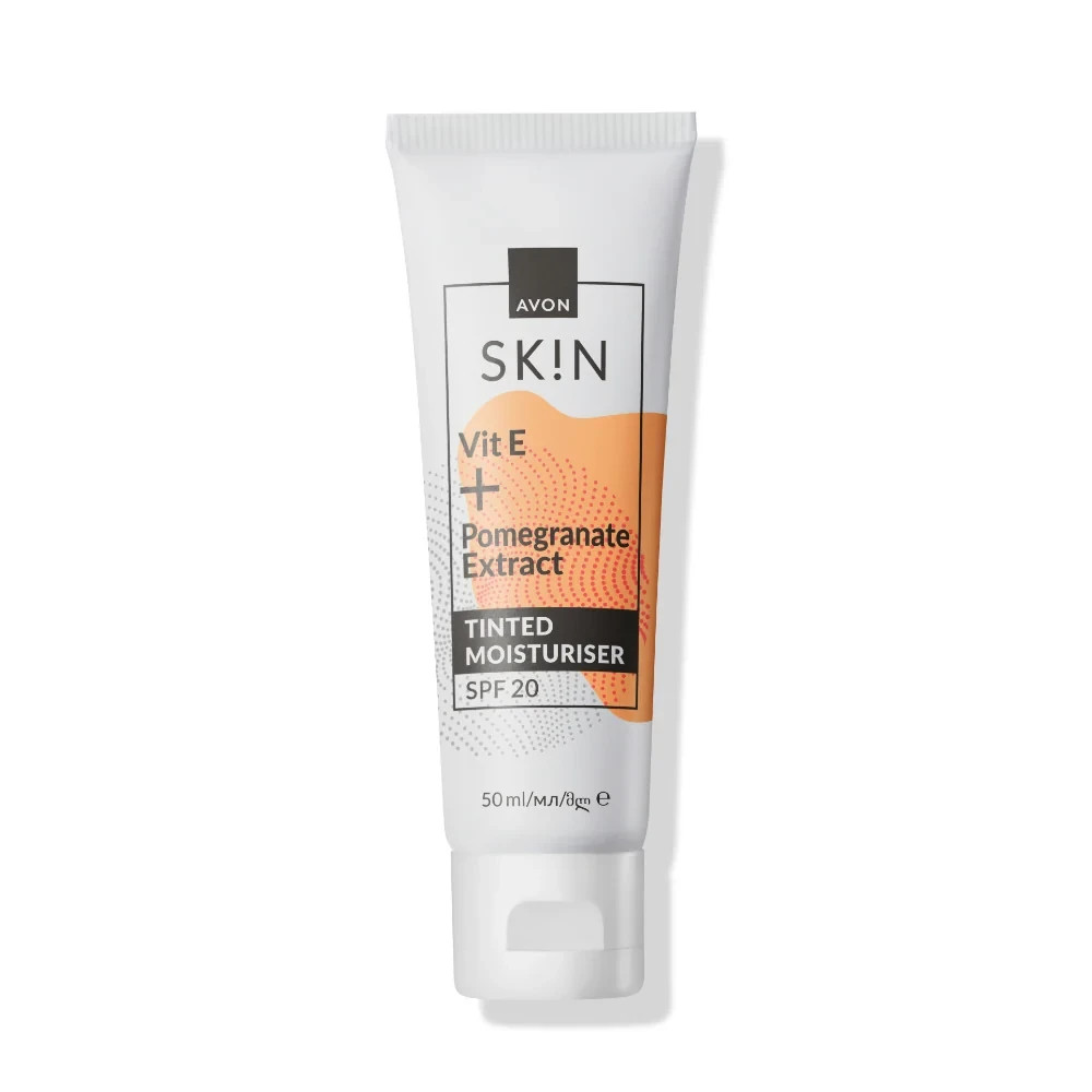 Avon Sk!n Tinted Moisturiser SPF20  a Summer Glow Vit E & Pomegranate Extract