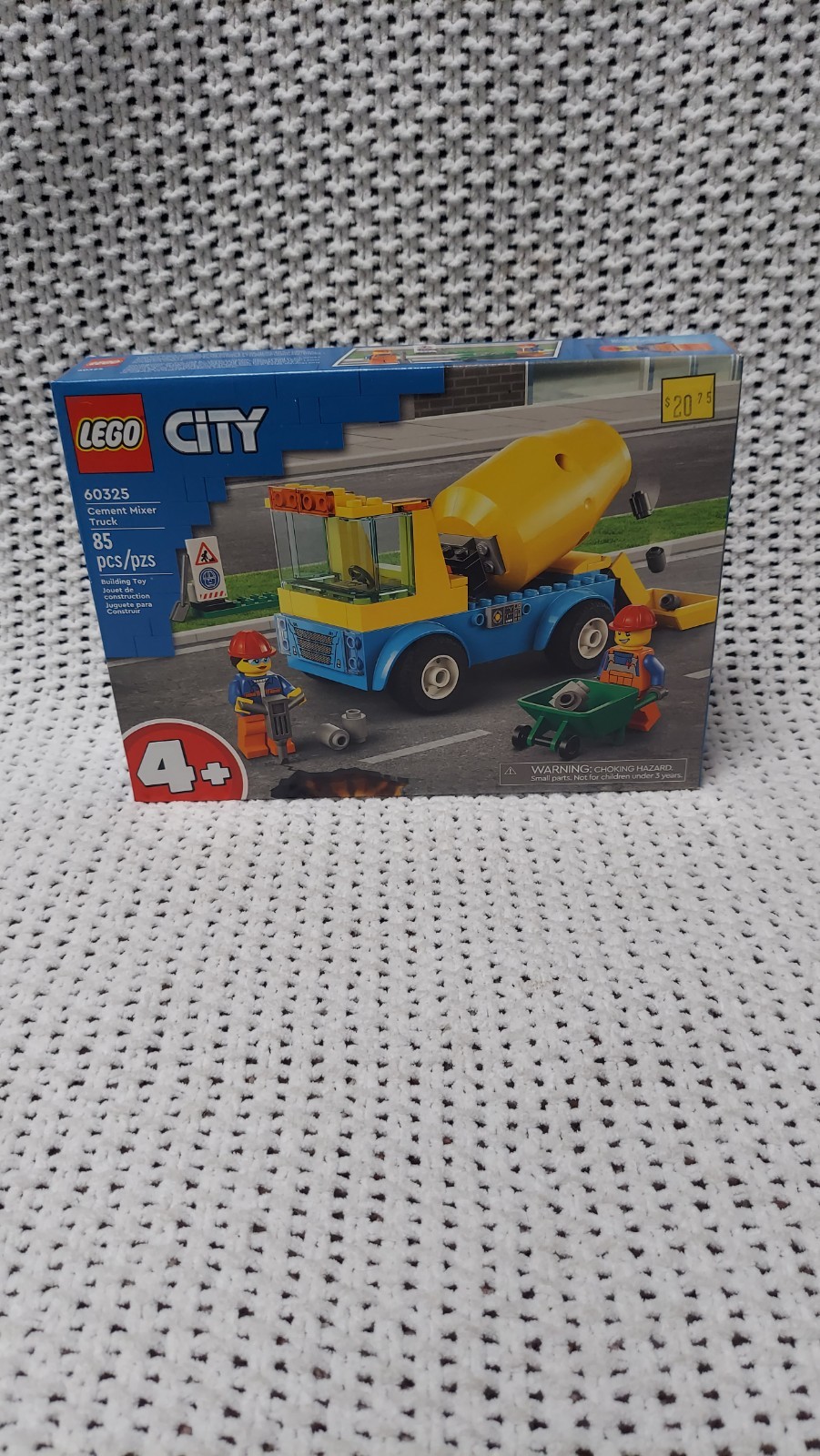 LEGO CITY Cement Mixer Truck 60325 Brand New Sealed