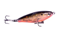 MirrOLure C18MR 808GSD Heavy Dine Sinking Twitchbait Black Bk Gld Spkle 2 5 8in