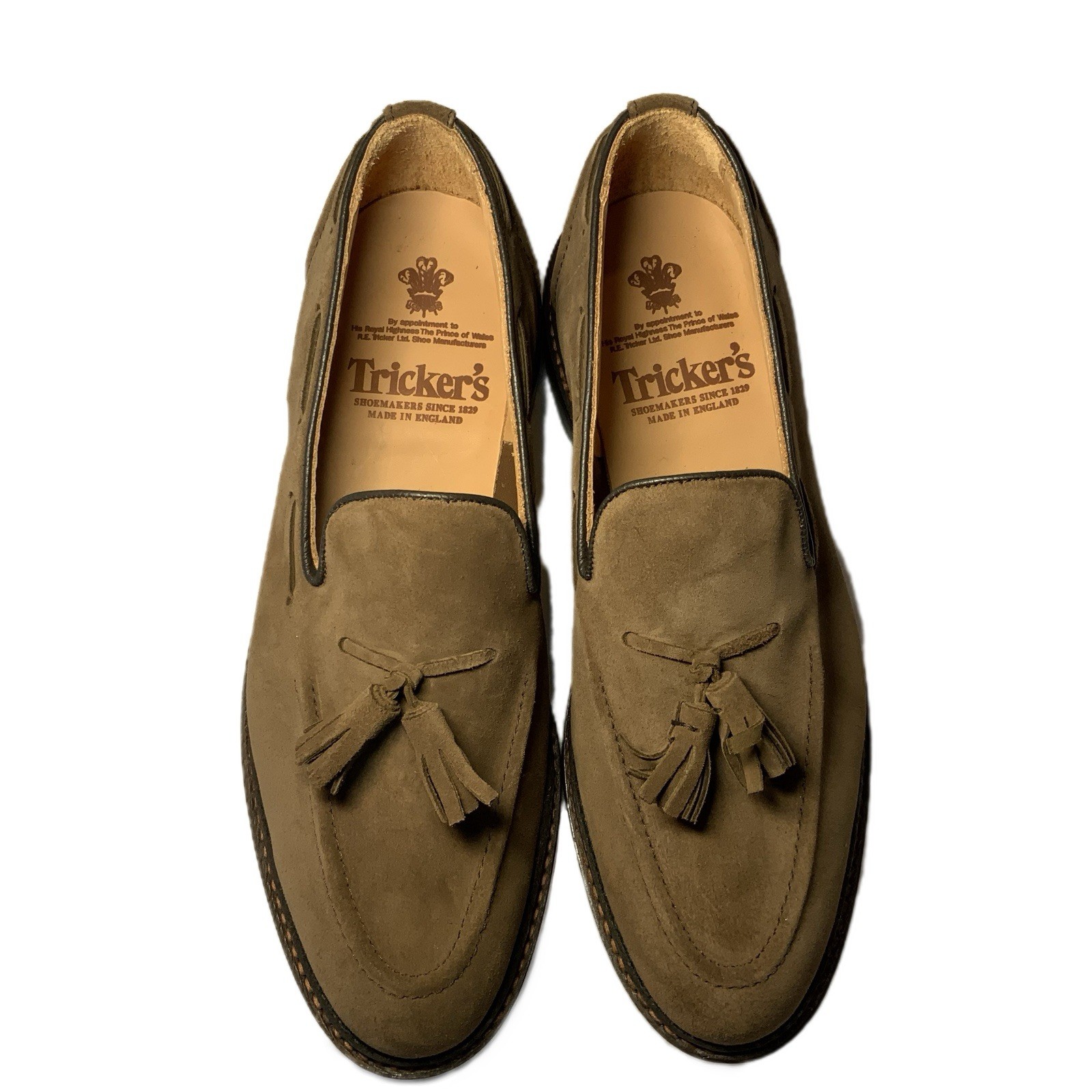 RRP £495 NOW £195!!! TRICKER’S ELTON TASSEL LOAFERS BROWN UK 10| HANDMADE IN UK