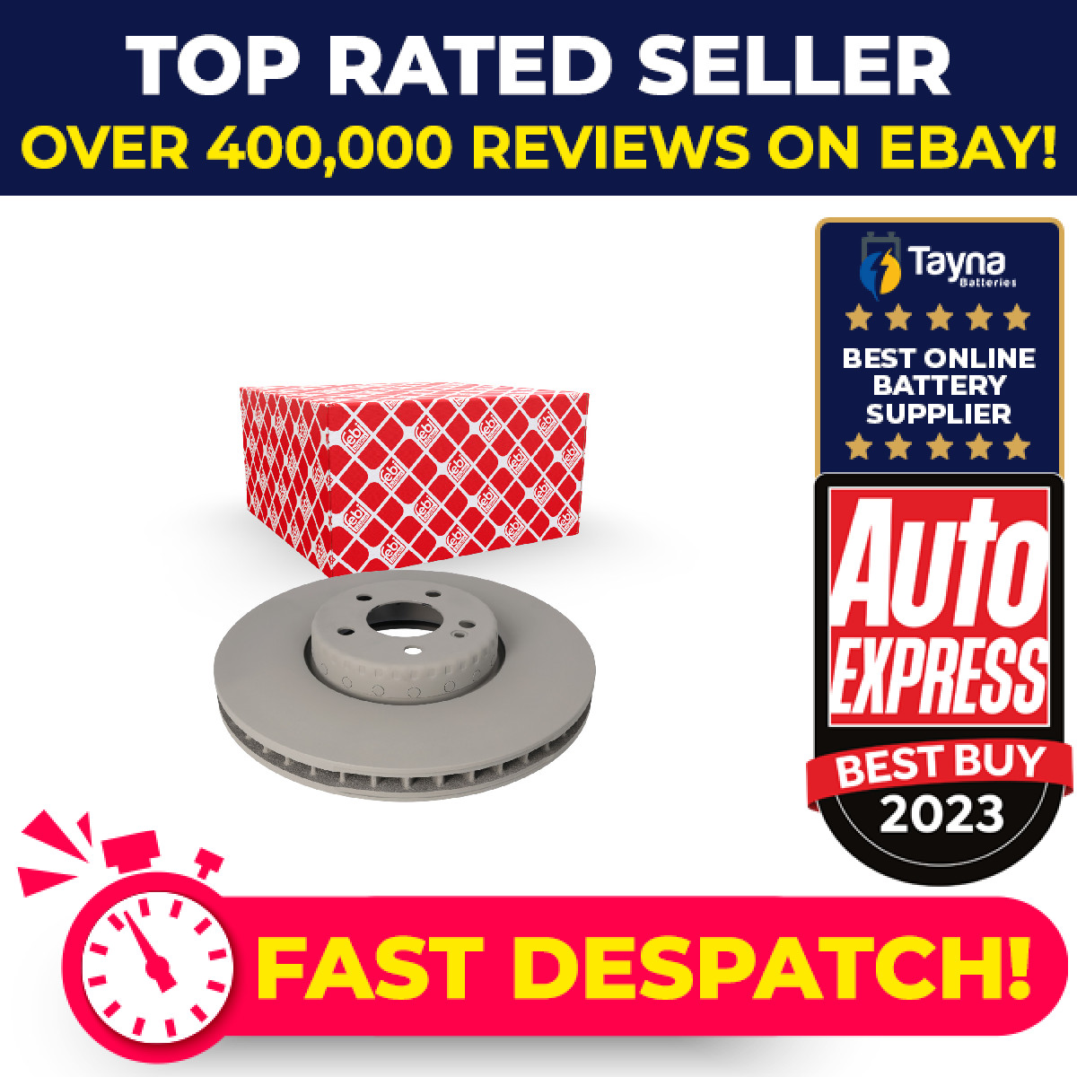 2x Brake Discs Pair Vented fits MERCEDES GLC220 C253, X253 2.2D Front 15 to 19